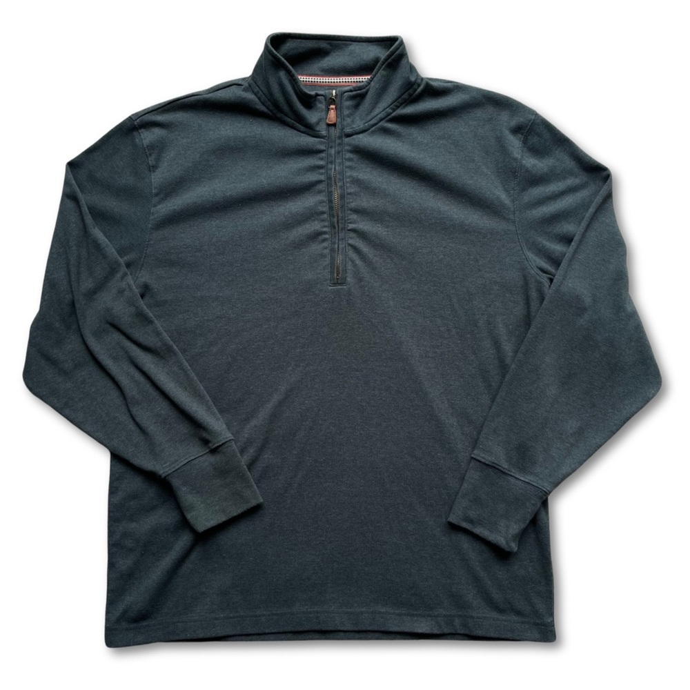 The Normal Brand 1/4 Zip Sweater Men's Size XL Pullover Collard Long Sleeve